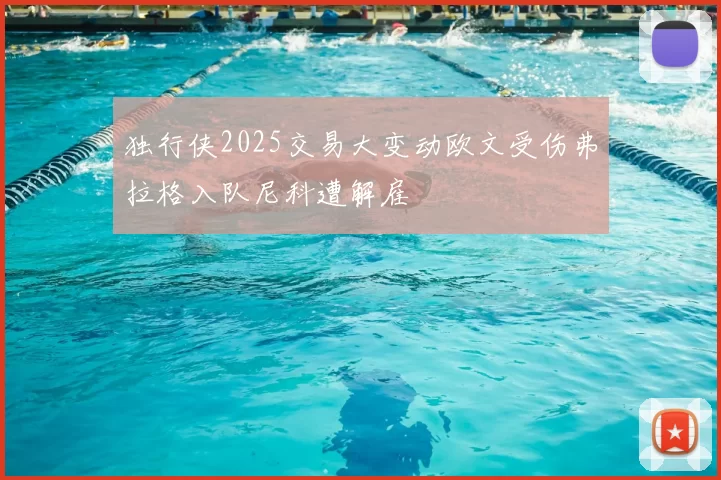 独行侠2025交易大变动欧文受伤弗拉格入队尼科遭解雇